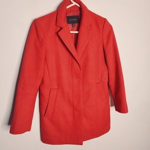Red Wool Coat - Banana Republic